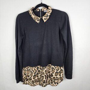 NWT Marled Animal Print Sweater S‎